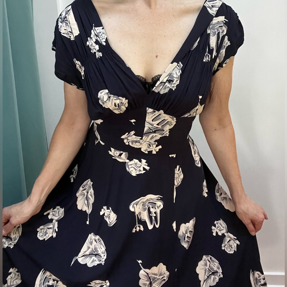 Trashy Diva Midnight in Paris 1940s Dress Size 10